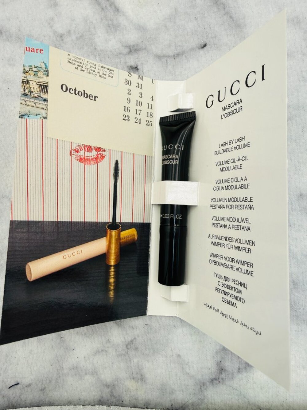 Gucci Beauty Gift Set-5 x Mascara L’Obscur Lash by Lash Buildable Volume-5pc-NEW - Picture 12 of 16